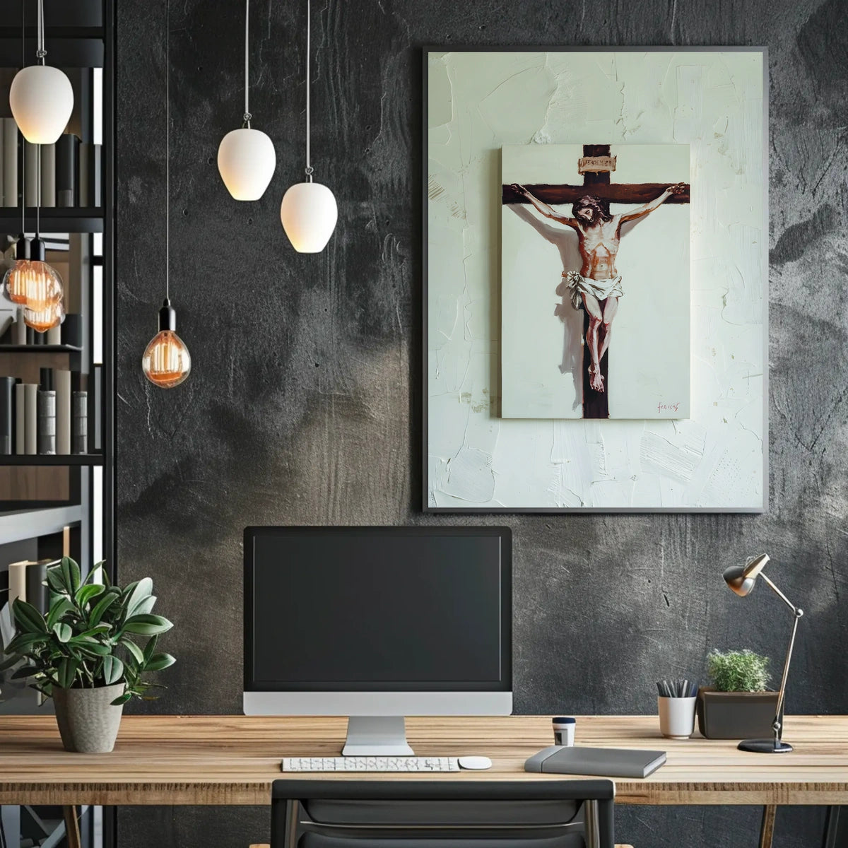 Crucifixion Art Poster