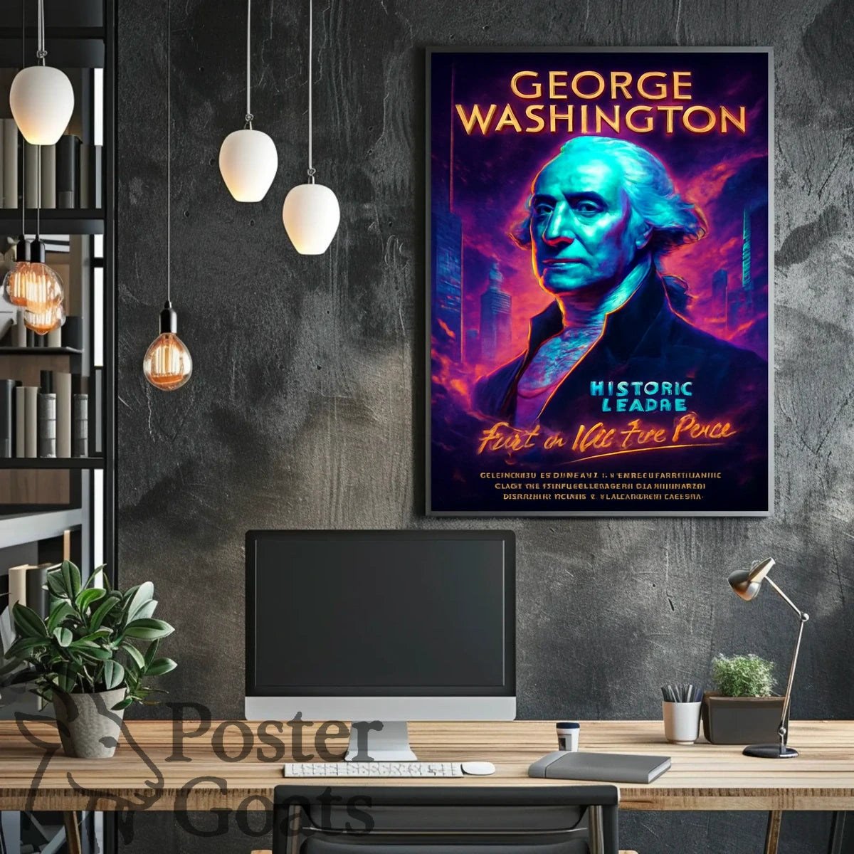 George Washington Modern Legacy Historical or Presidential Poster