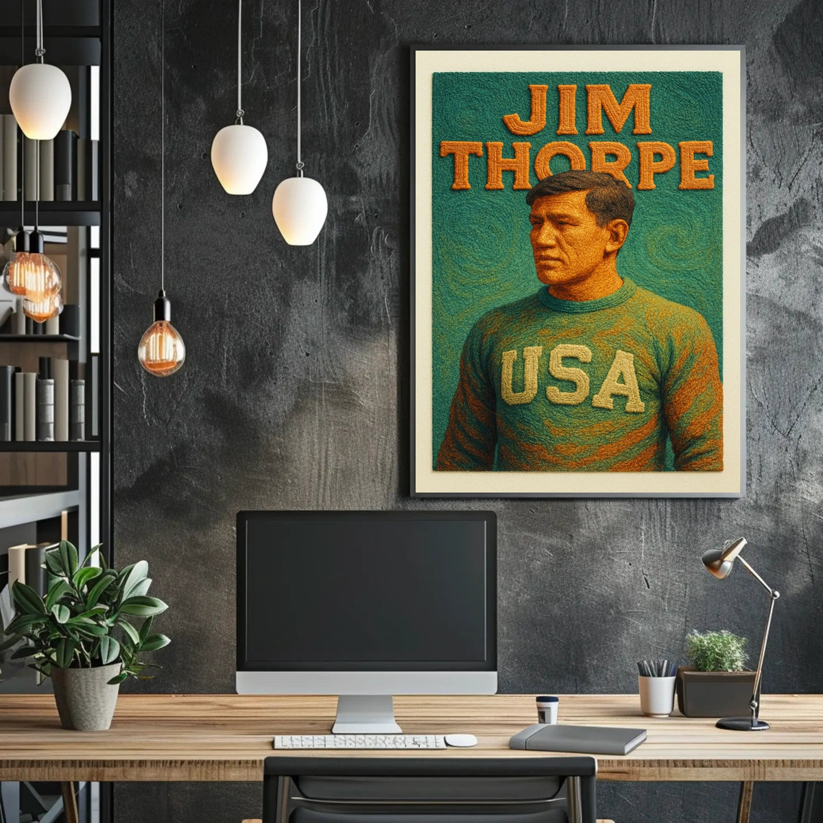 Jim Thorpe Tribute Poster