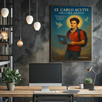 St. Carlo Acutis The Cyber Apostle Poster