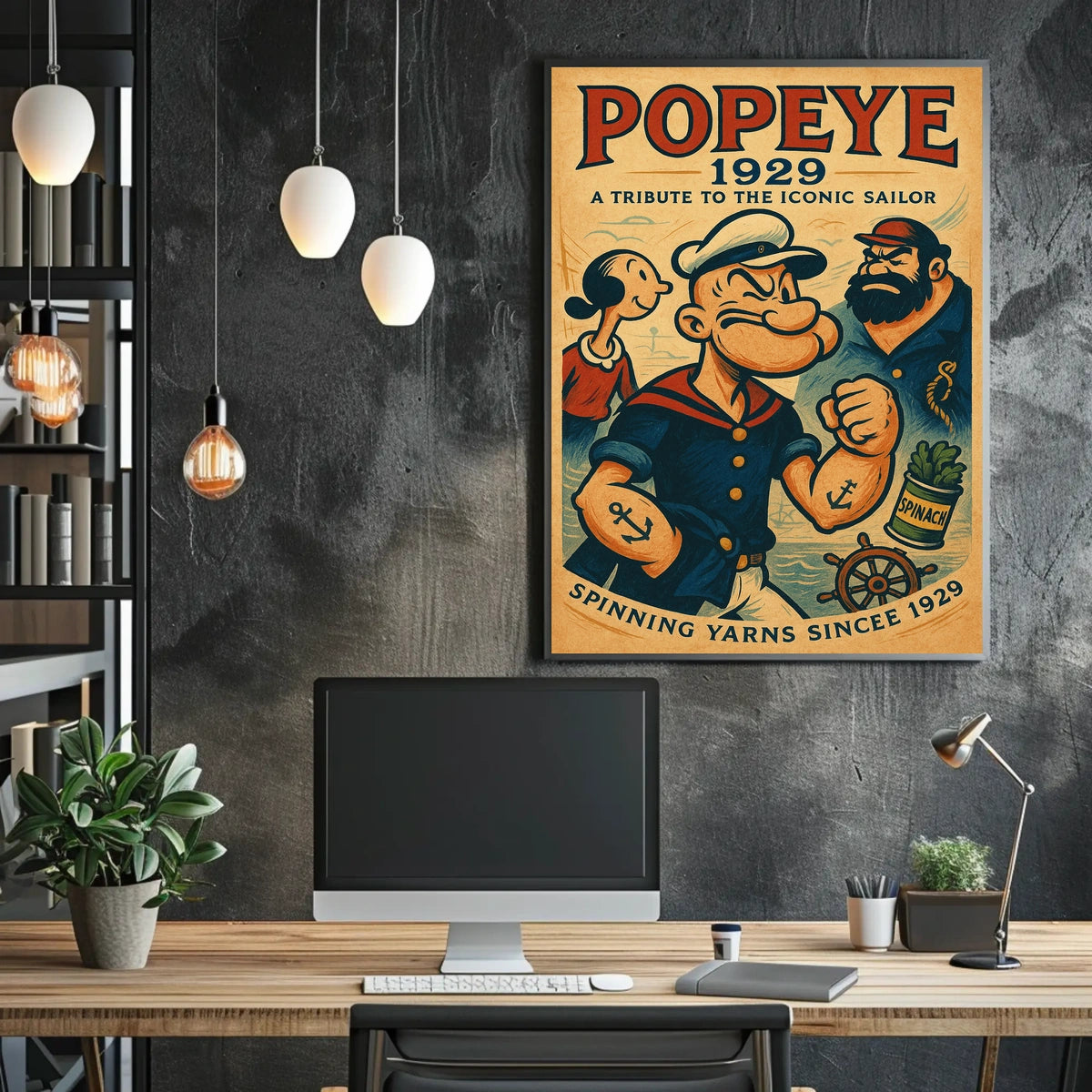 Popeye 1929 Art Poster POP-150