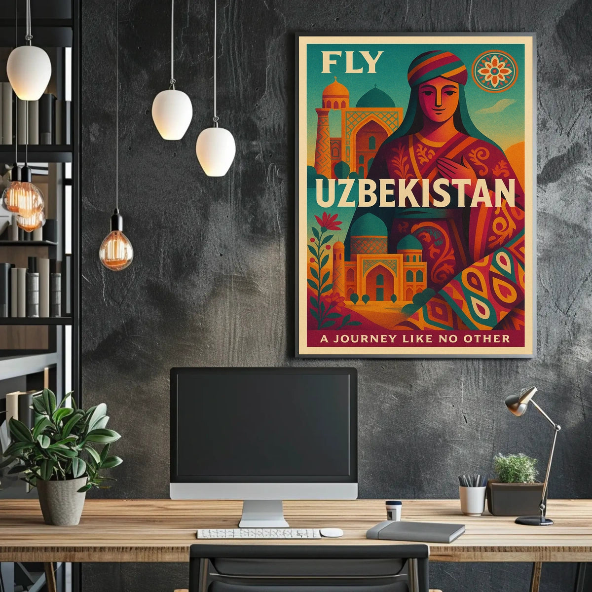 Fly Uzbekistan A Journey Like No Other Poster