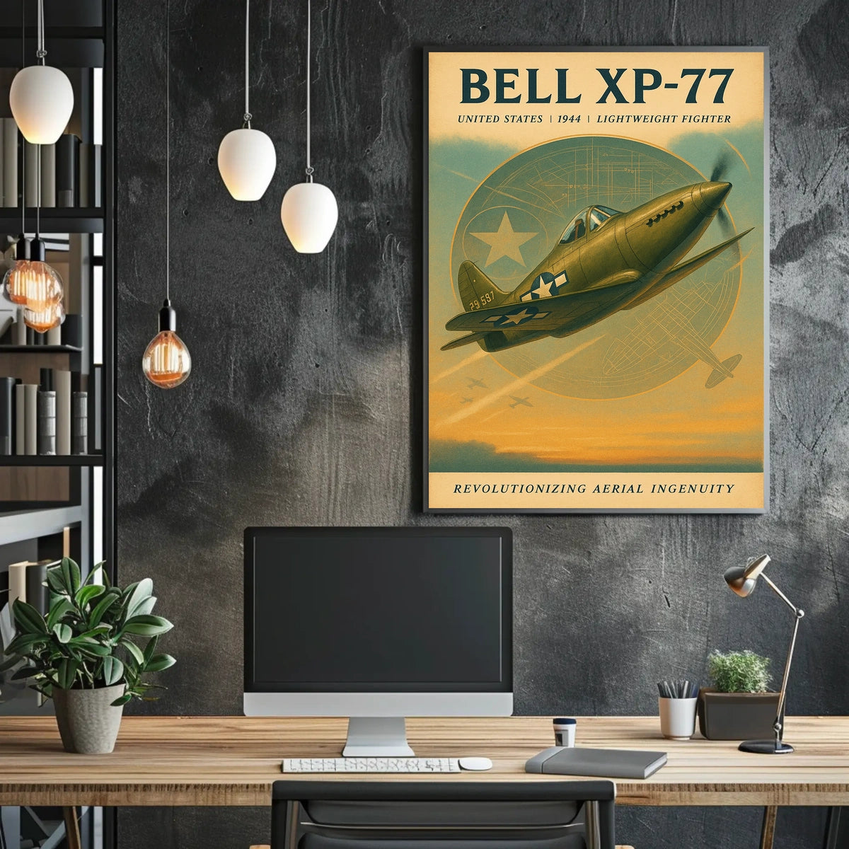 Bell XP-77 Lightweight Fighter Poster