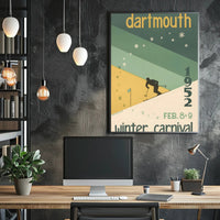 Dartmouth Winter Carnival 1952 Vintage Sports Poster PosterGoat