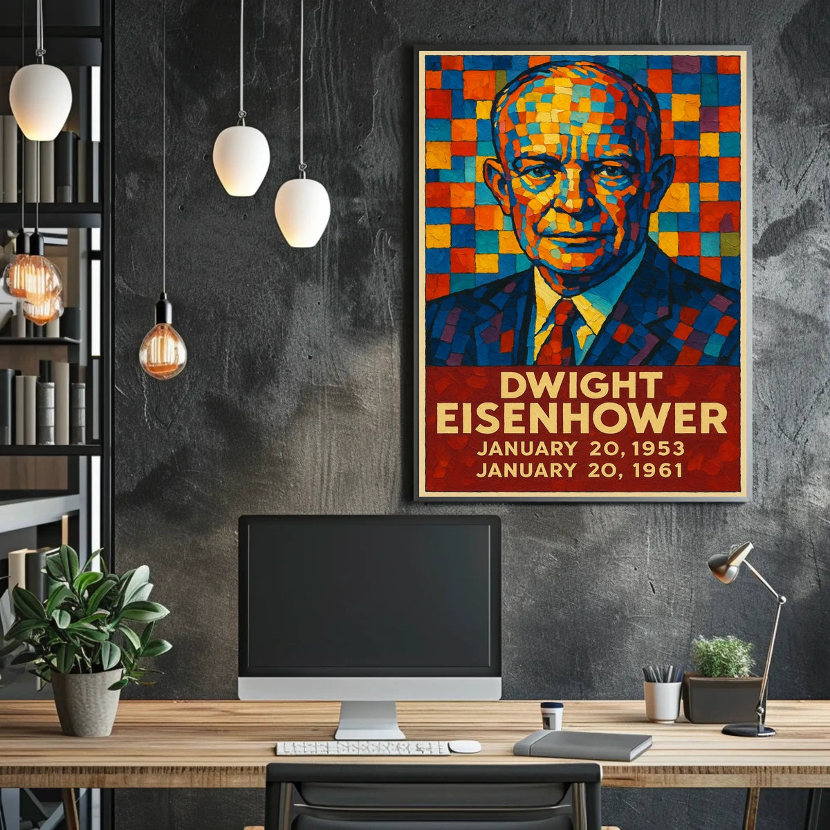 Dwight Eisenhower 34Th President Poster