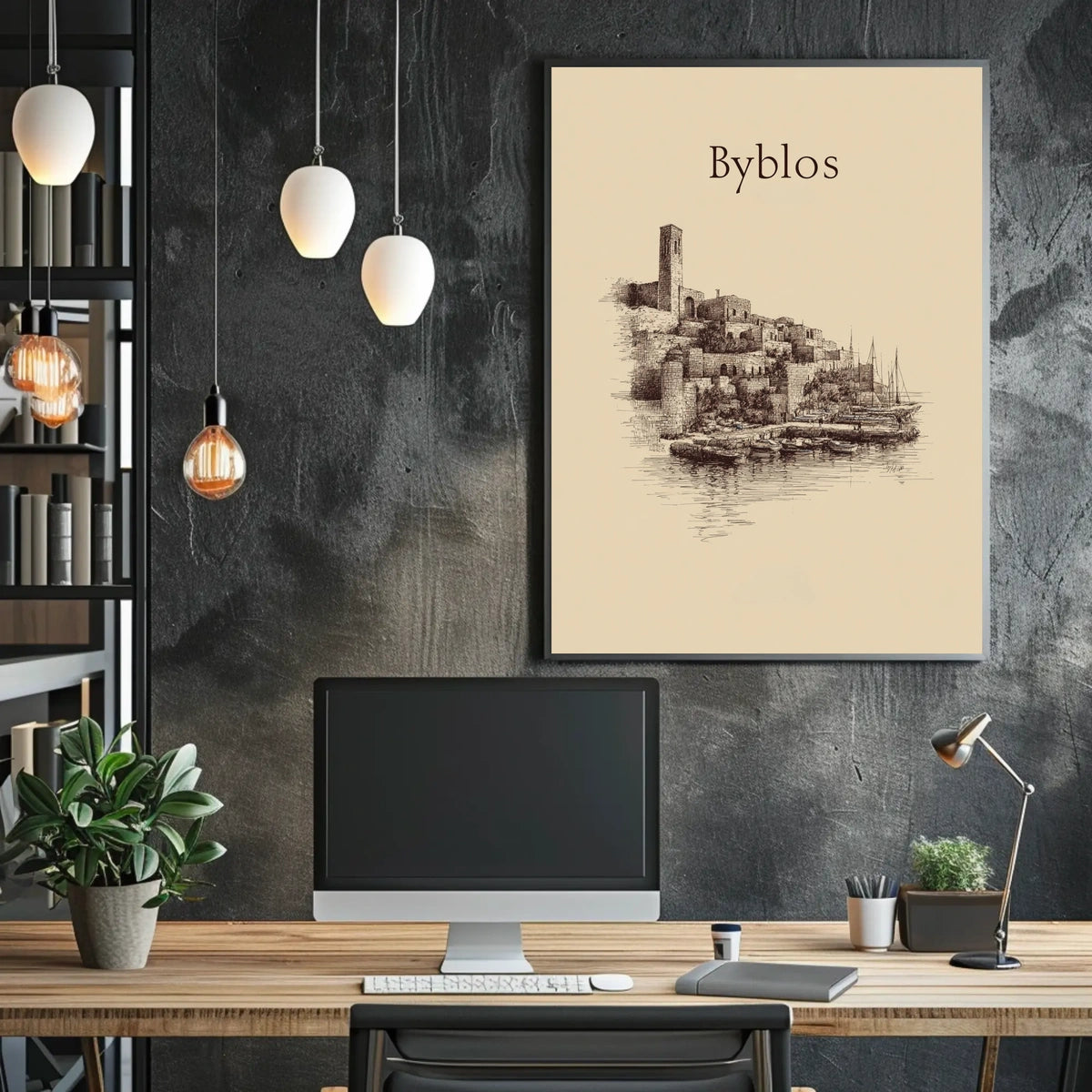 Byblos Ancient Port City Poster