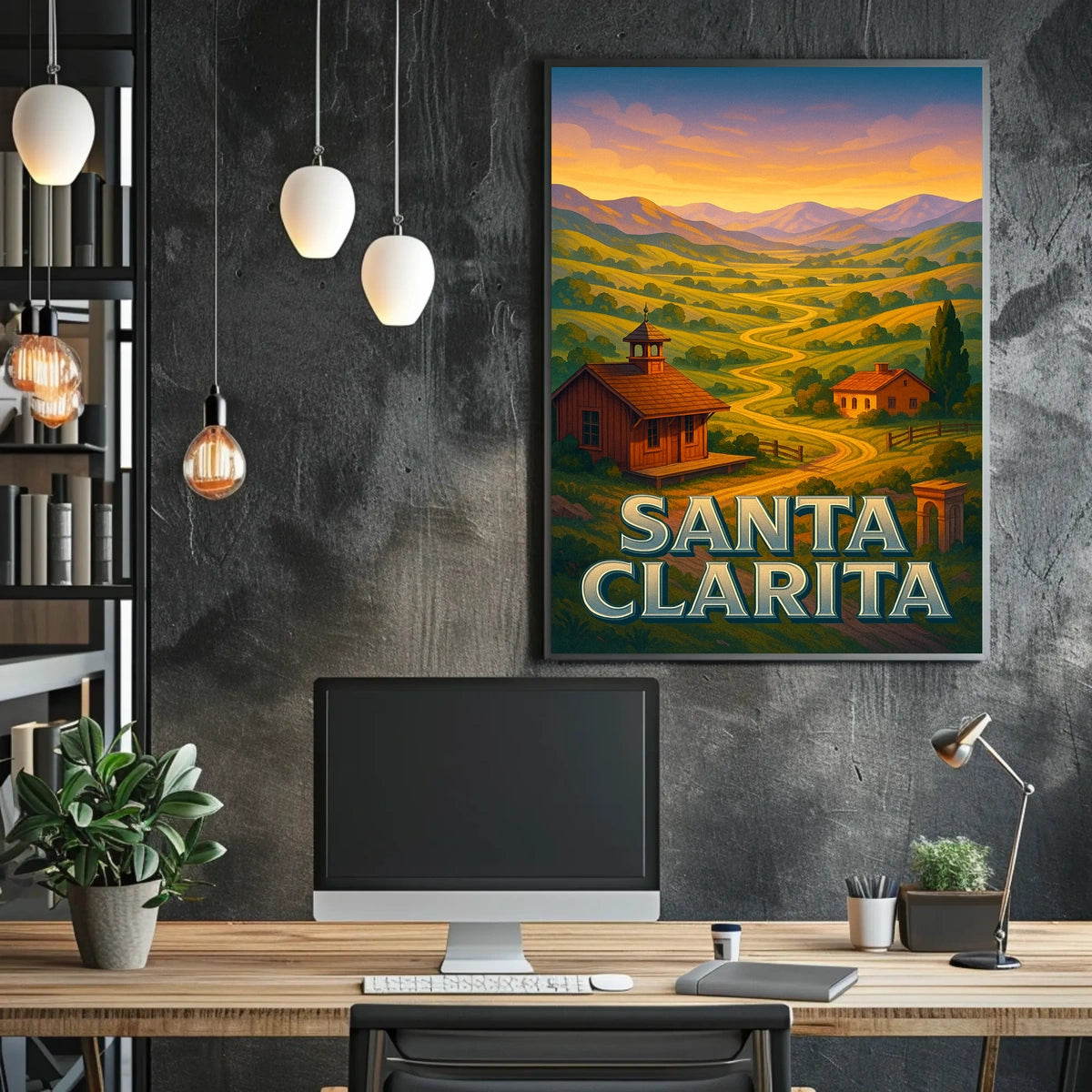 Santa Clarita Scenic Landscape Poster