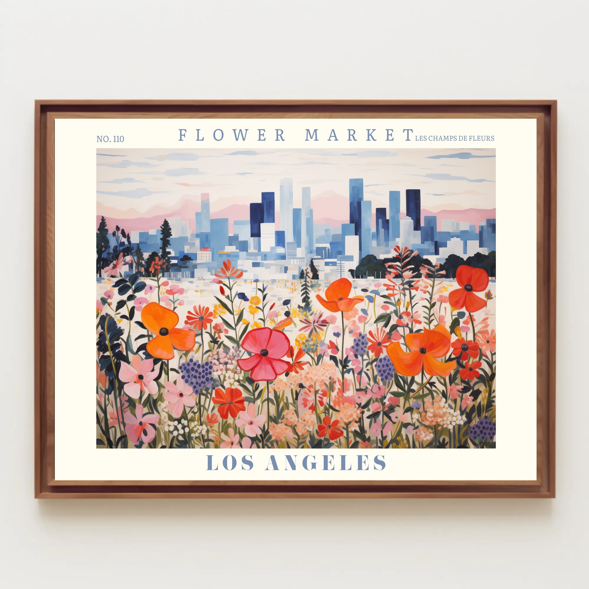 Flower Market Los Angeles Poster: Urban or Cityscape Poster