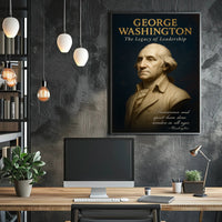 George Washington Legacy Leadership Poster PosterGoat