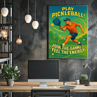 Play Pickleball Poster