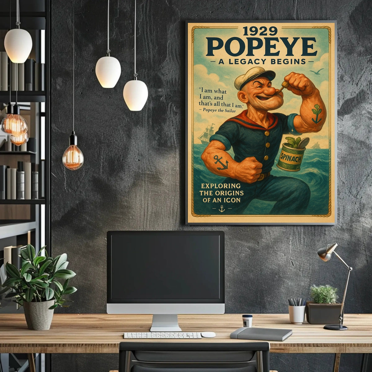Popeye 1929 Art Poster POP-17