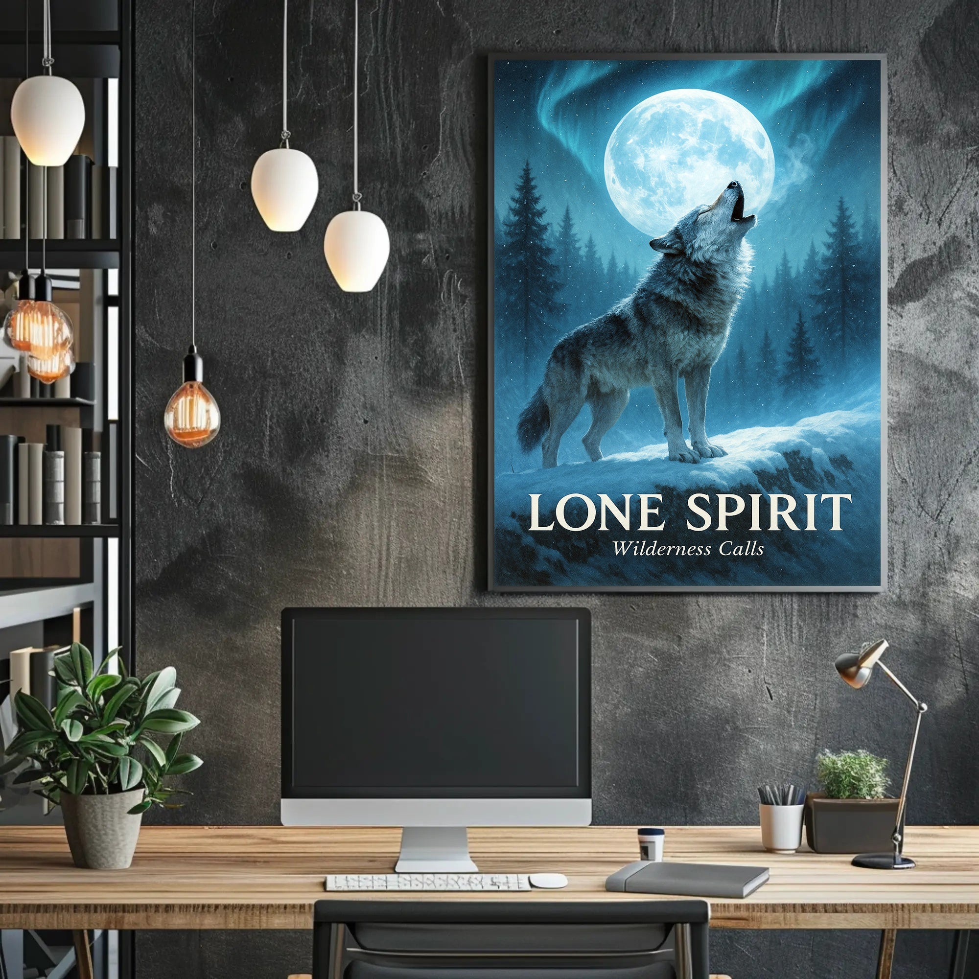 Lone Spirit Wilderness Calls Poster PosterGoat