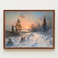 Winter Sunrise Poster