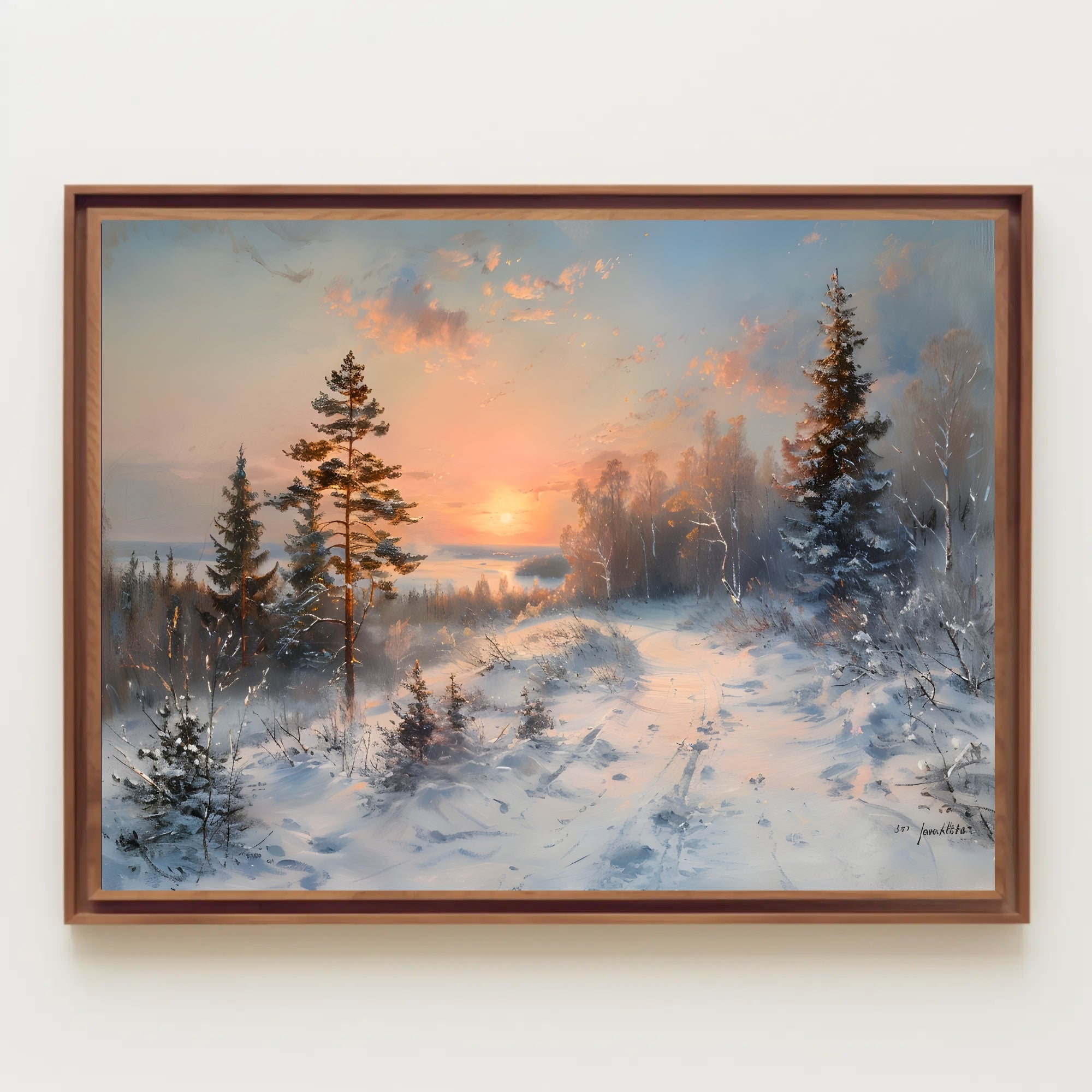 Winter Sunrise Poster
