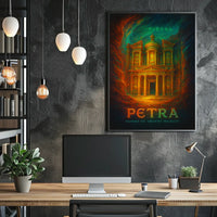 Petra Echoes of Ancient Majesty Poster
