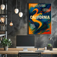 California The Golden State Poster