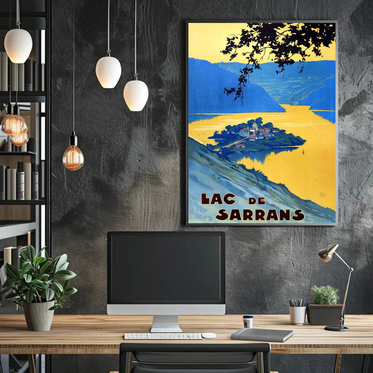 Lac De Sarrans Poster