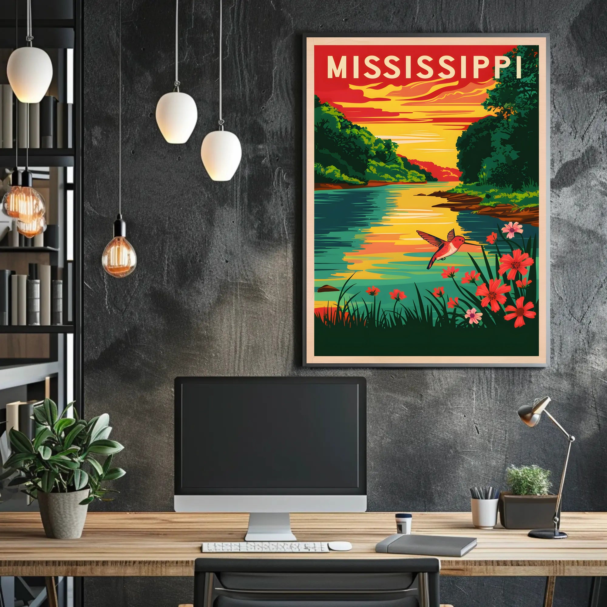 Mississippi Nature Scene Poster