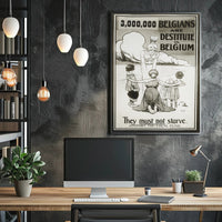 Belgium Relief Effort Compassionate Propaganda Poster PosterGoat