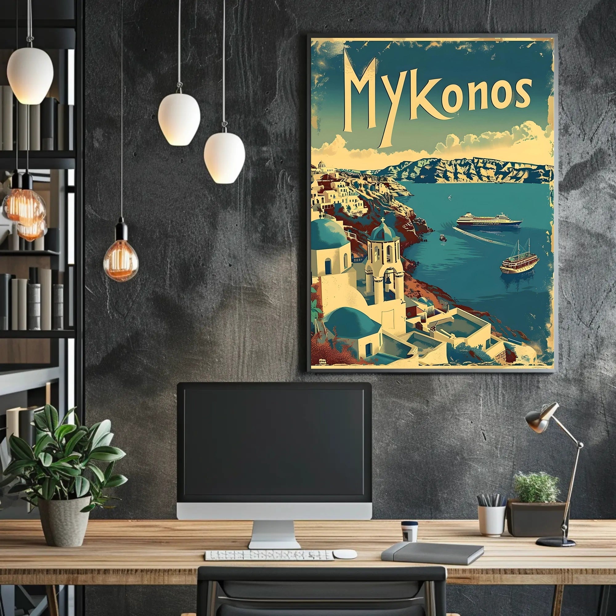 Discover Mykonos: Idyllic Greek Island Adventure Poster