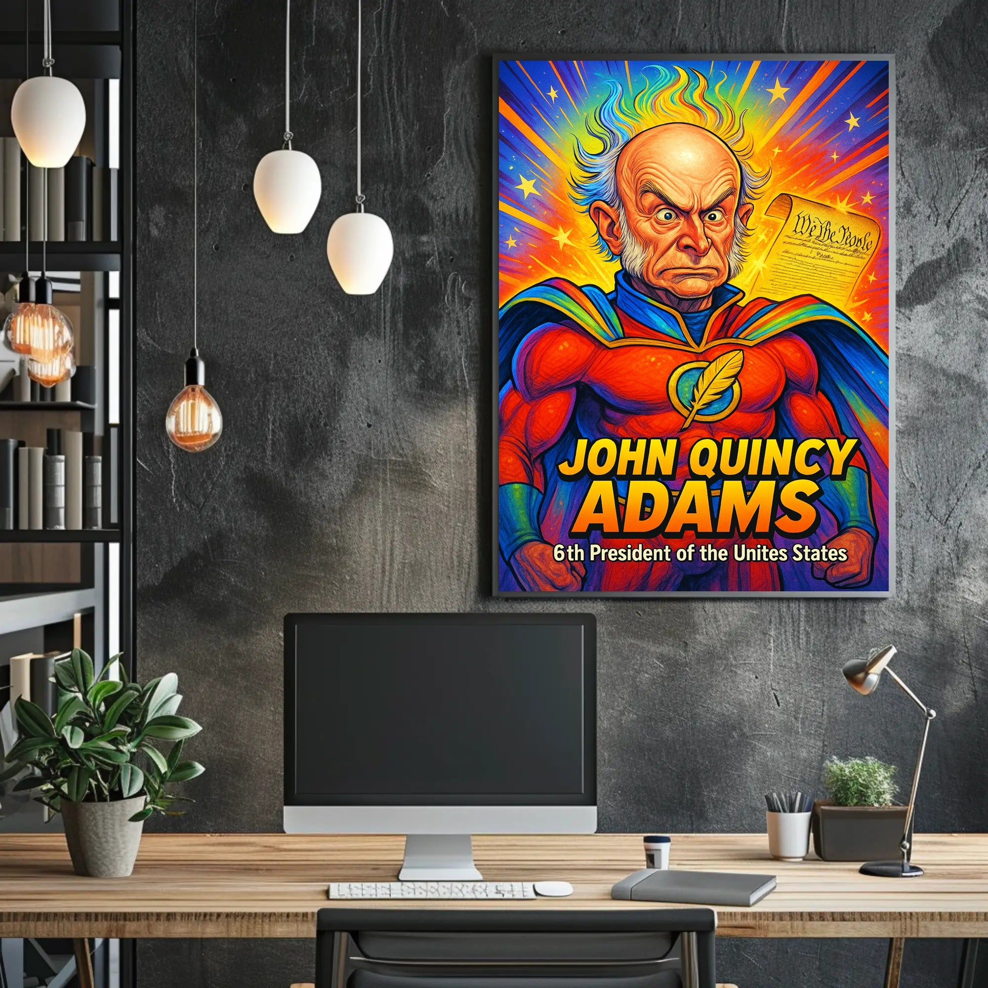 John Quincy Adams 6th President Poster PosterGoat
