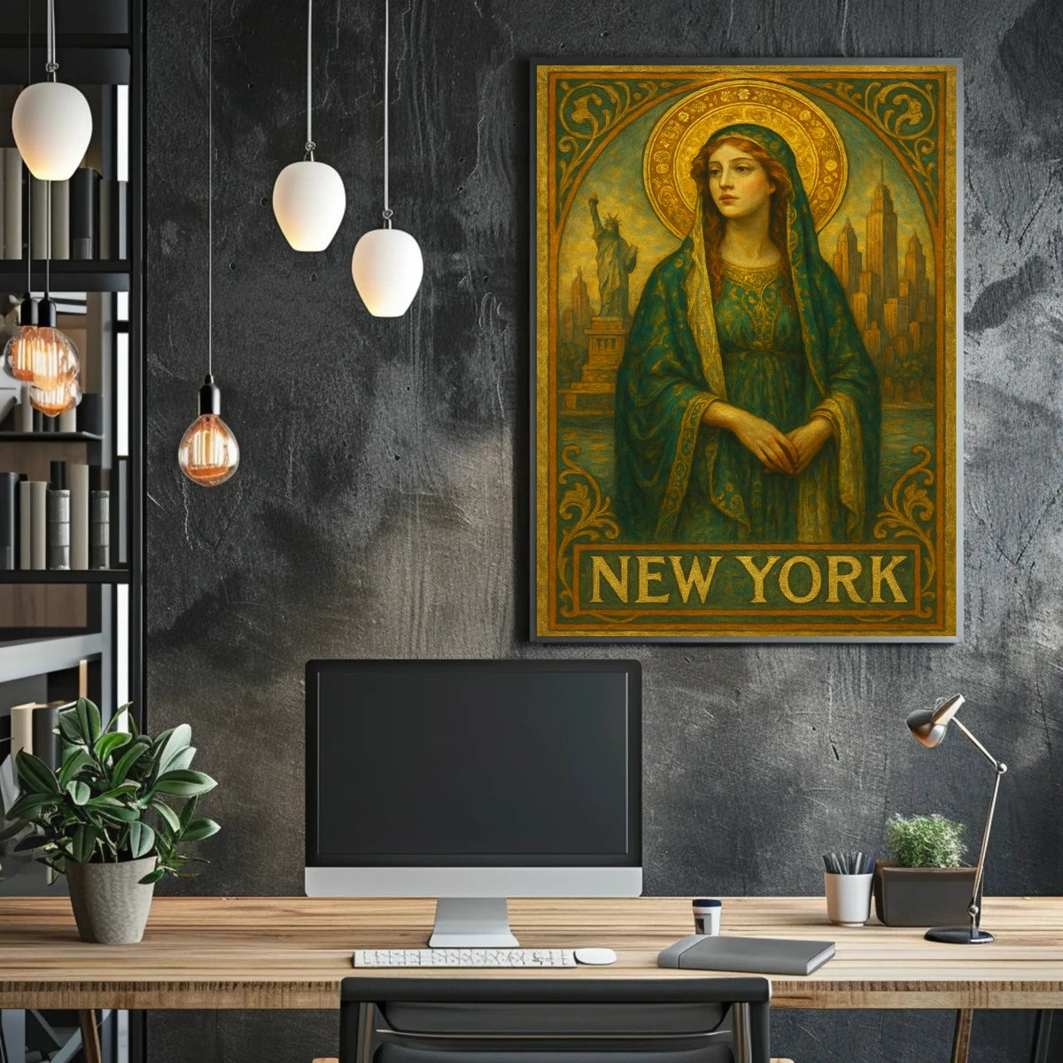 New York Iconic Imagery Poster