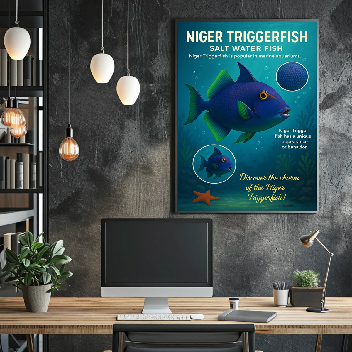 Discover the Niger Triggerfish Poster