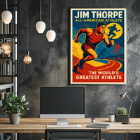 Jim Thorpe All-American Athlete Poster