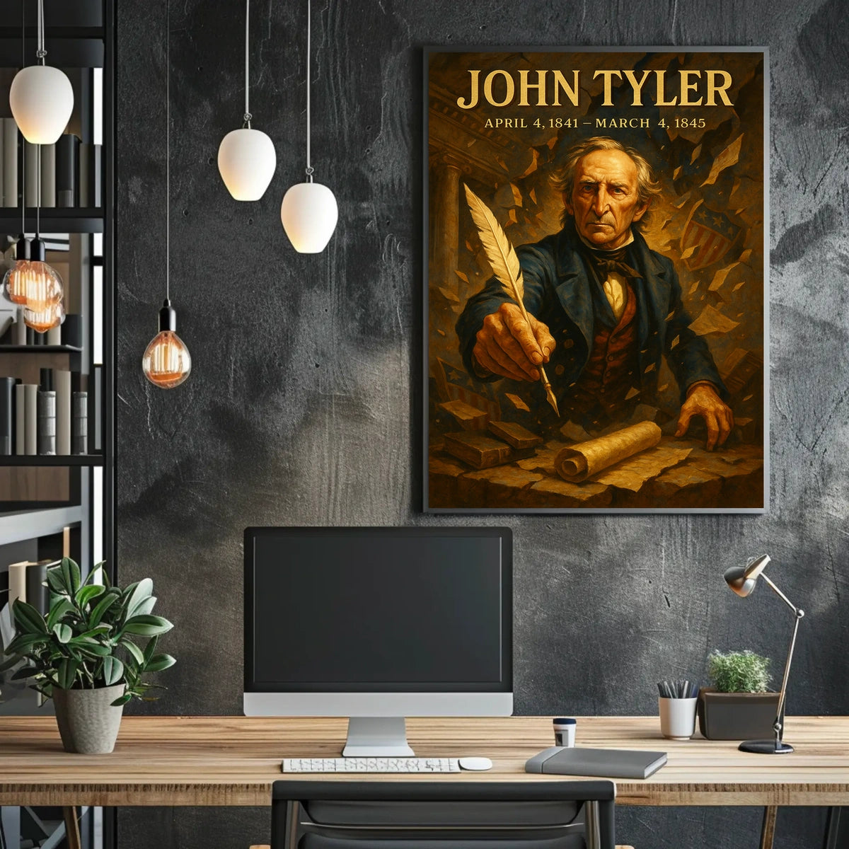John Tyler 10th President Poster