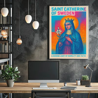 Saint Catherine of Sweden Poster
