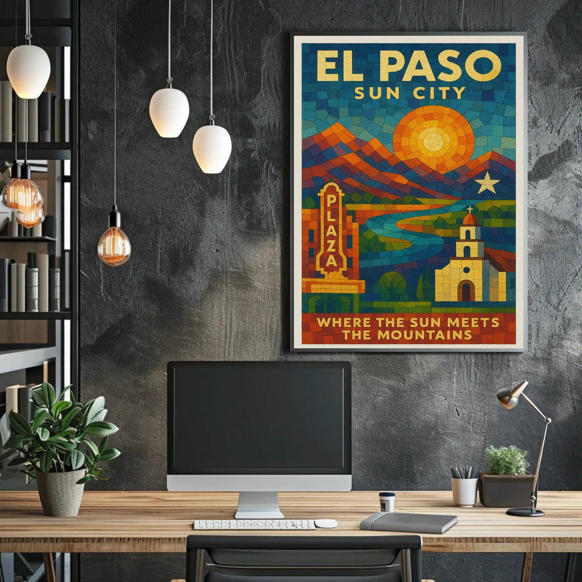 El Paso Sun City Poster