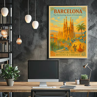 Barcelona The Enchanting Jewel of Catalonia Poster