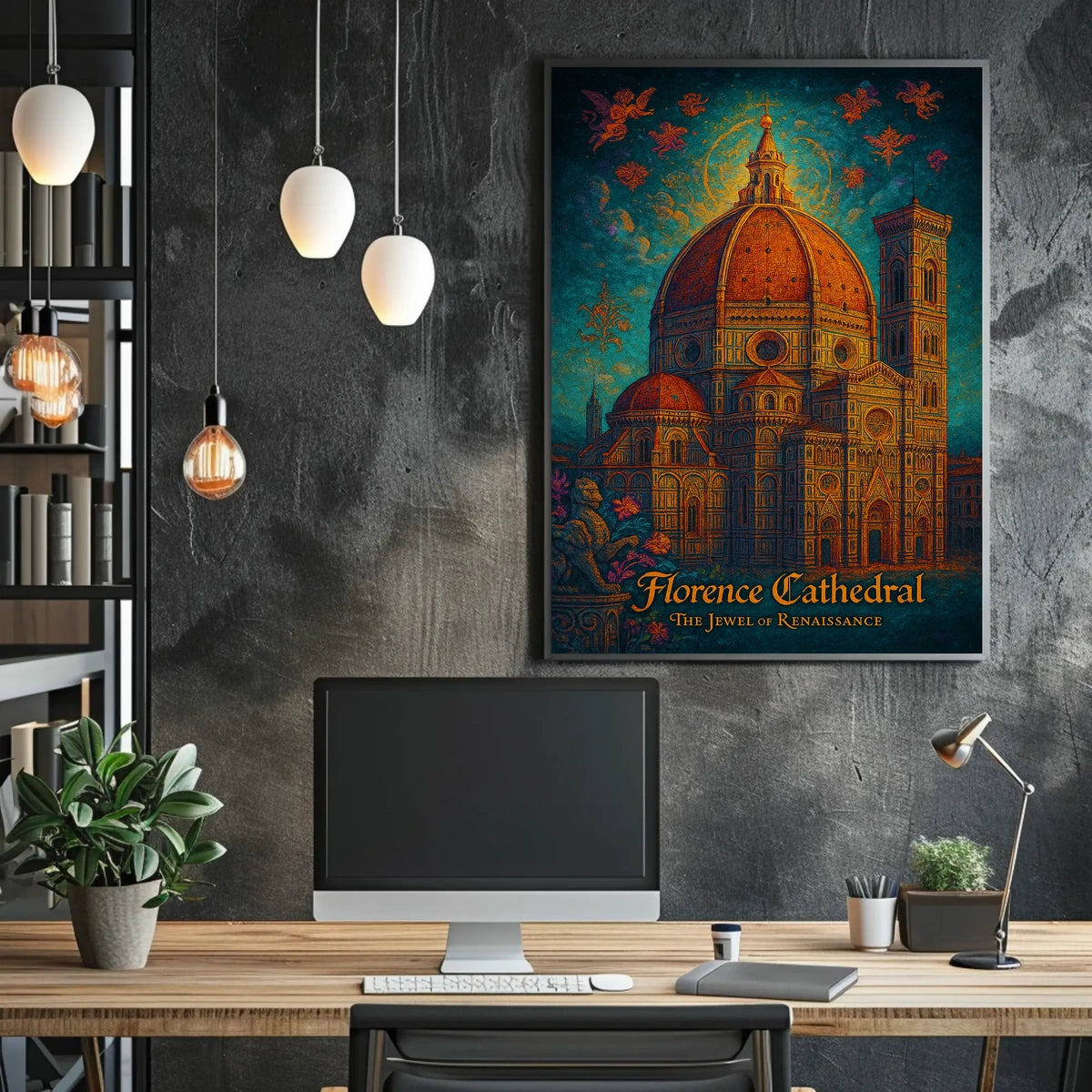 Florence Cathedral The Jewel of Renaissance Poster