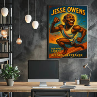 Olympic Legend Vintage Sports Poster