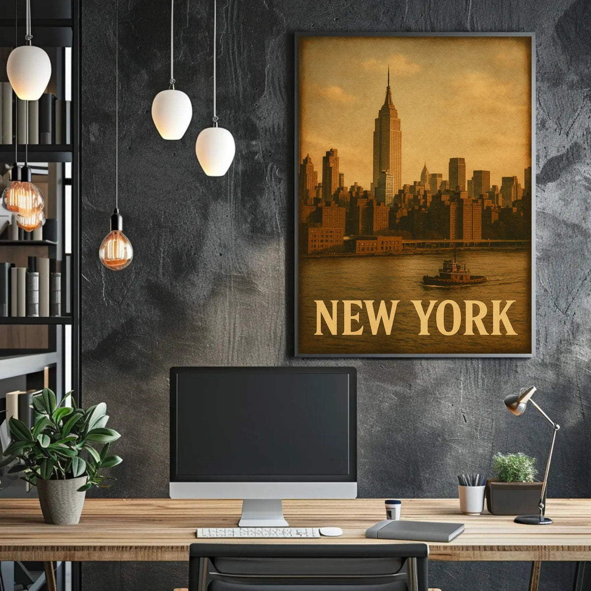 New York City Skyline Poster