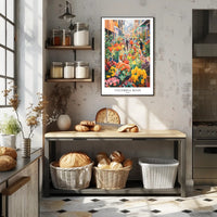 Colombia Road Flower Market Scene Urban or Cityscape Poster PosterGoat