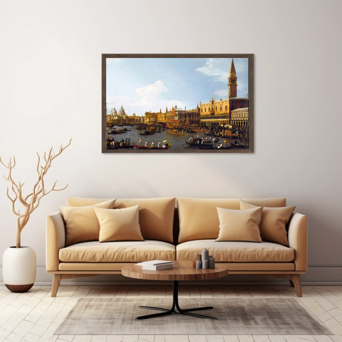 Venetian Celebration of Gondolas and Architecture Travel Poster