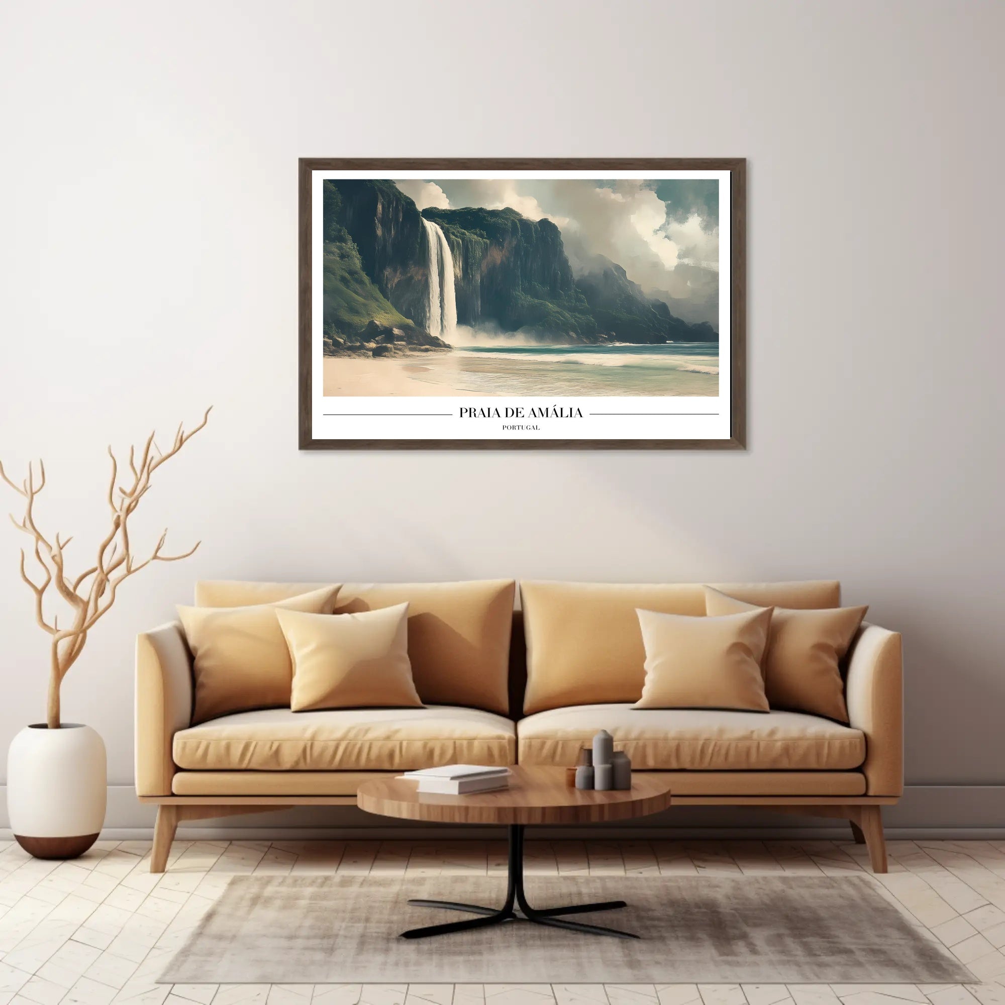 Serene Portugal Coastal Escape Travel Poster