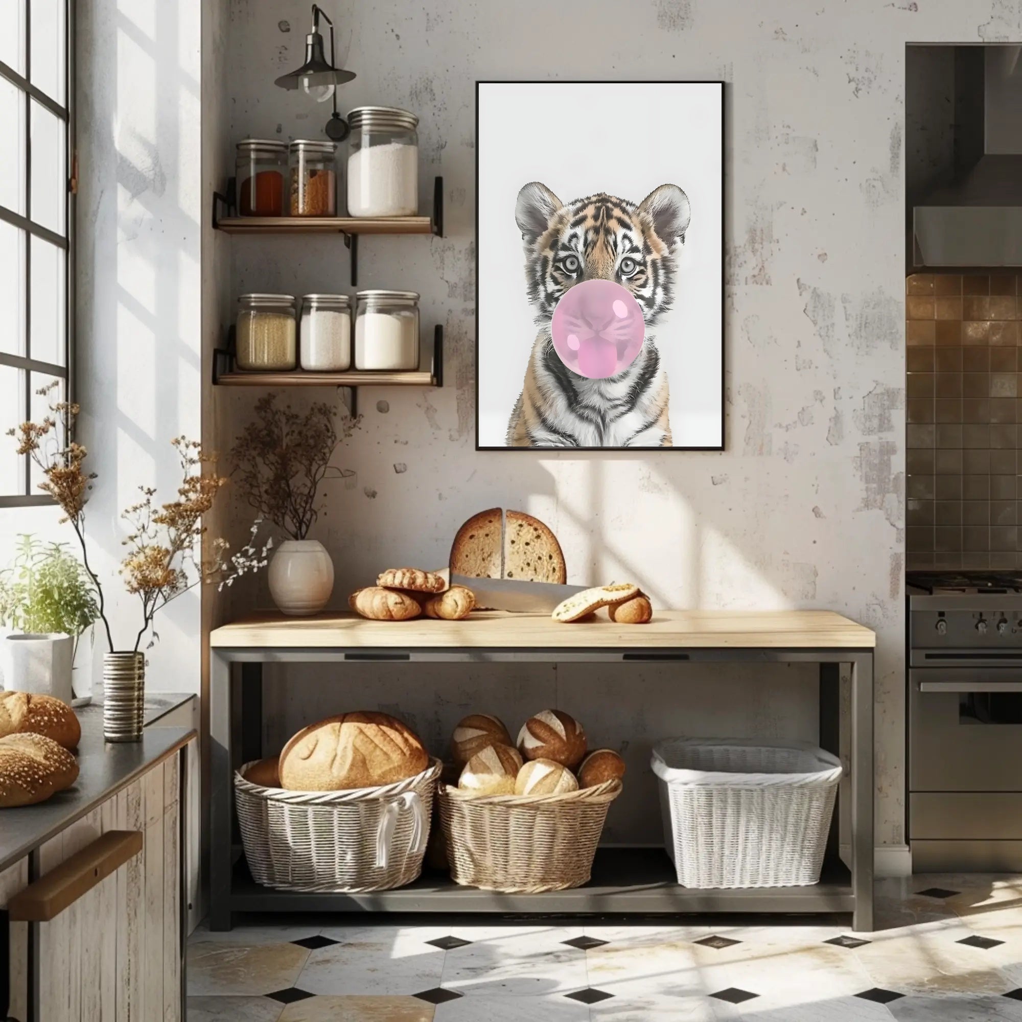 Bubblegum Tiger Poster