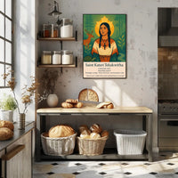 Saint Kateri Tekakwitha Poster PosterGoat