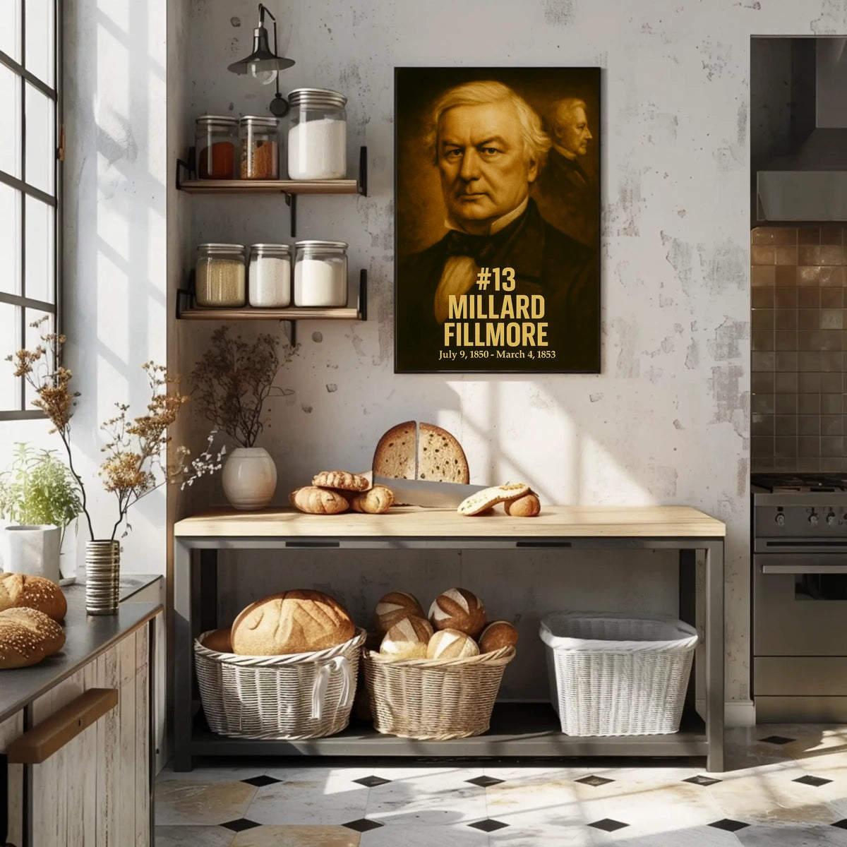Millard Fillmore 13Th President Poster