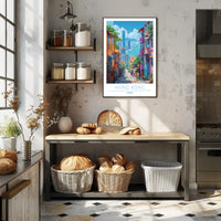 Vibrant Hong Kong Cityscape Adventure Urban or Cityscape Poster