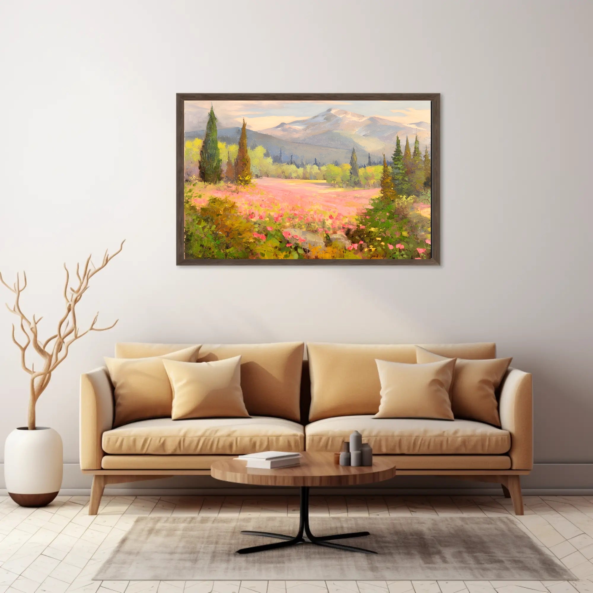 Serene Mountain Landscape Poster