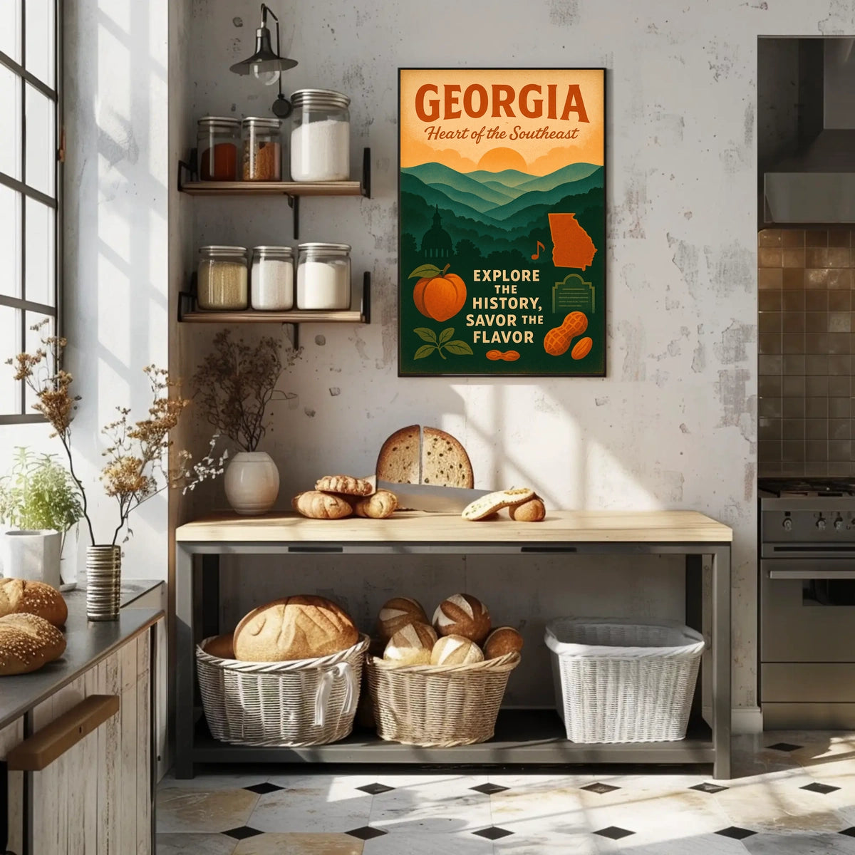 Georgia Heart Of The Southeast Poster