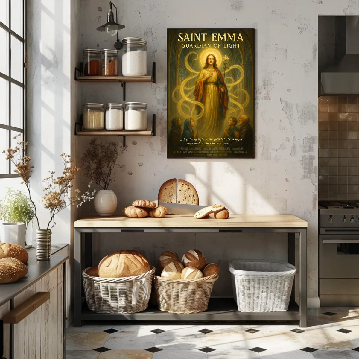 Saint Emma Guardian of Light Poster