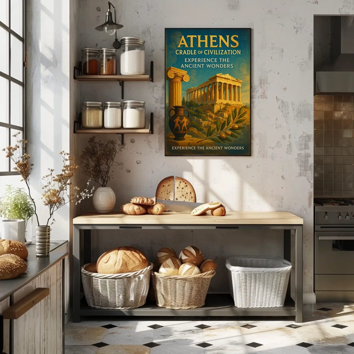 Athens Cradle of Civilization Poster