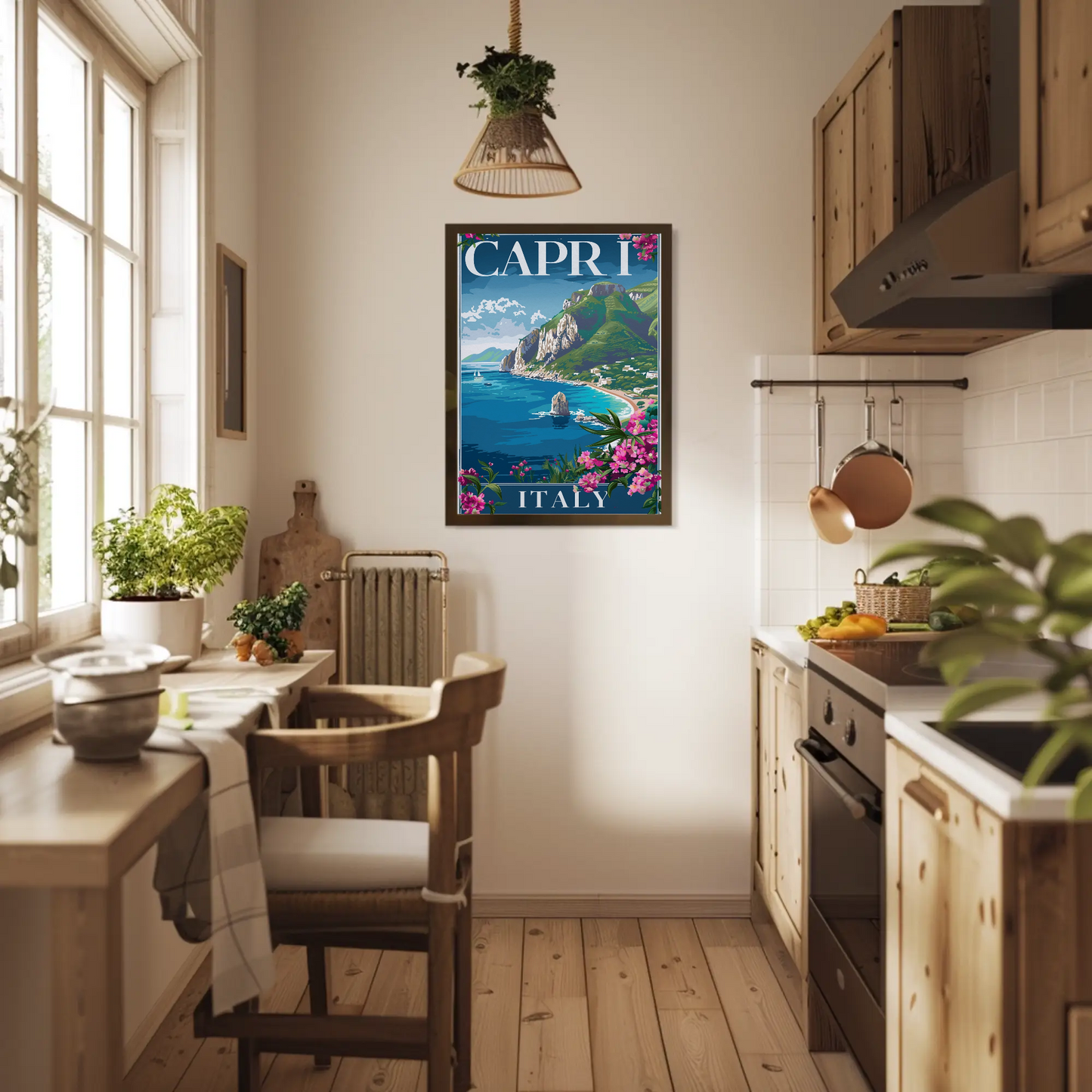 Capri Italy Vintage Poster