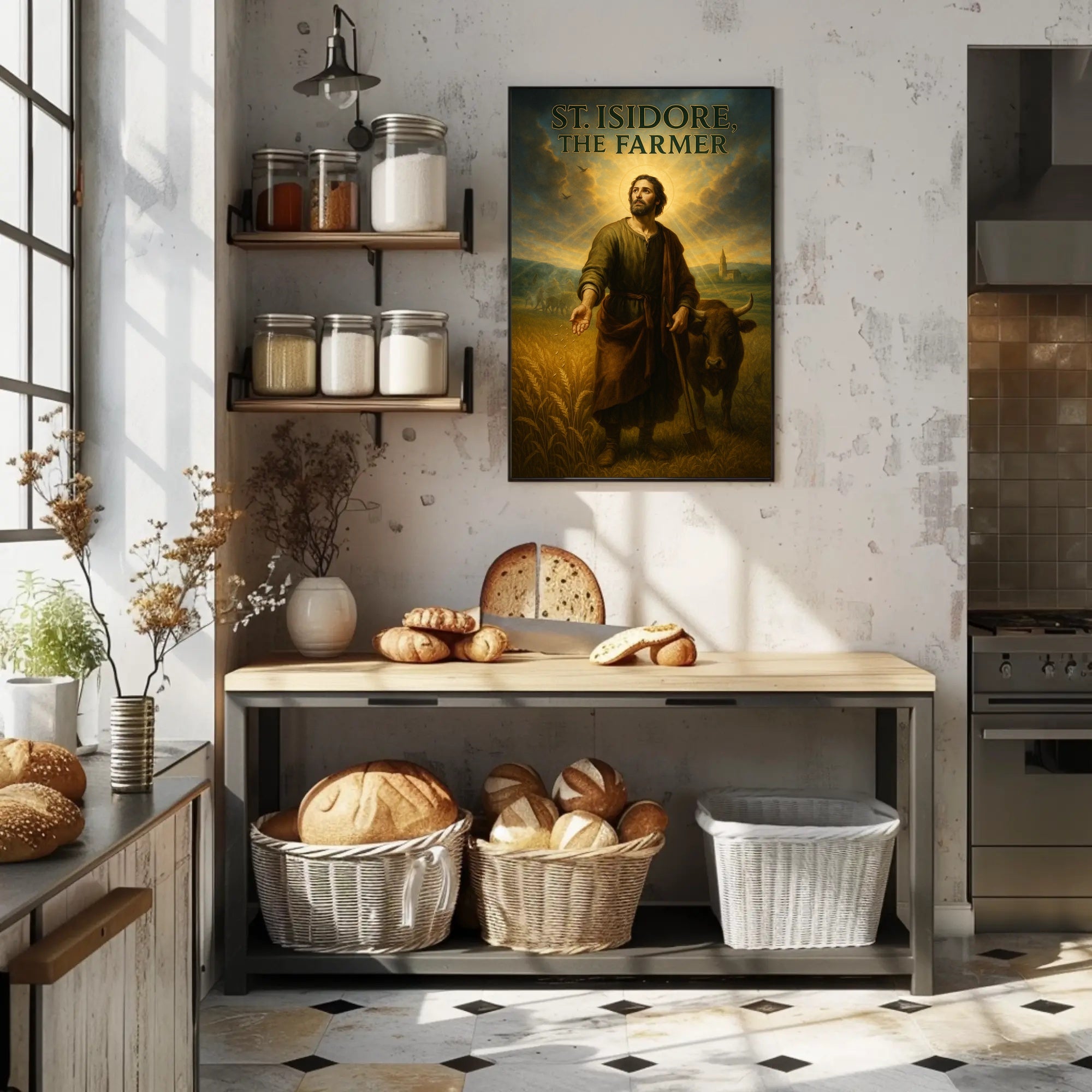 St. Isidore, the Farmer Poster PosterGoat