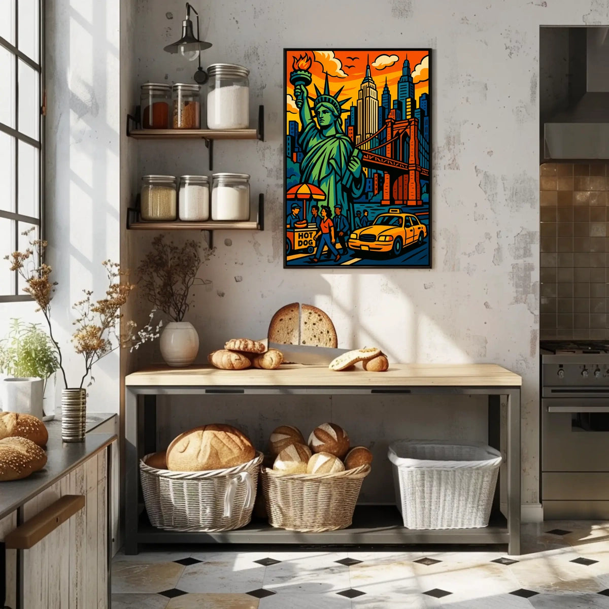 Vibrant New York City Life Poster