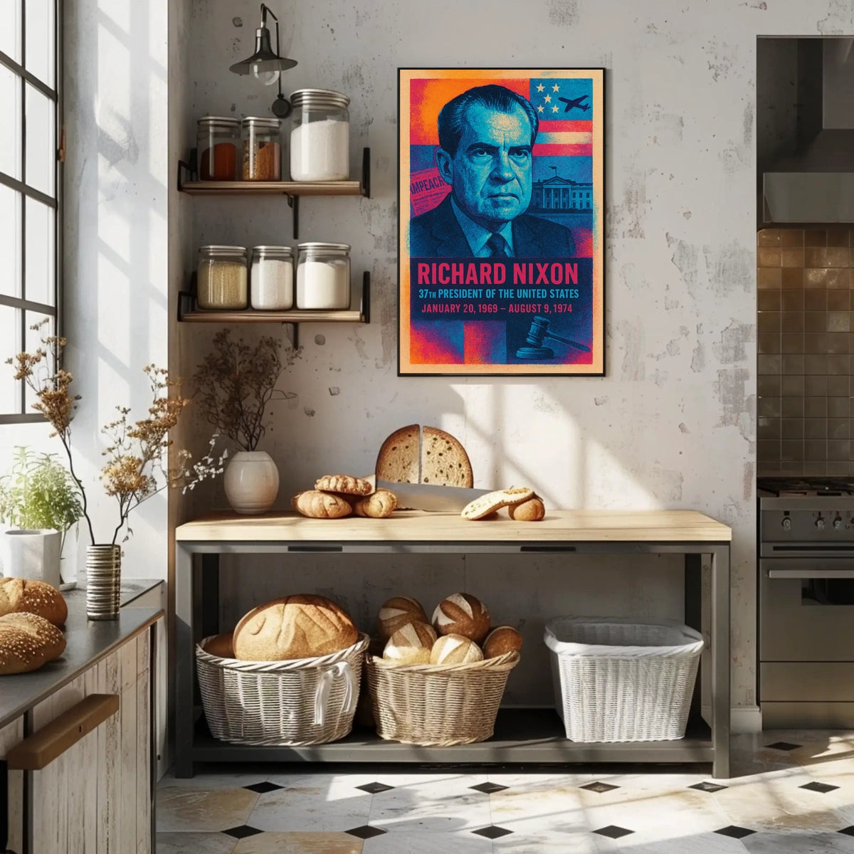 Richard Nixon 37th President Poster